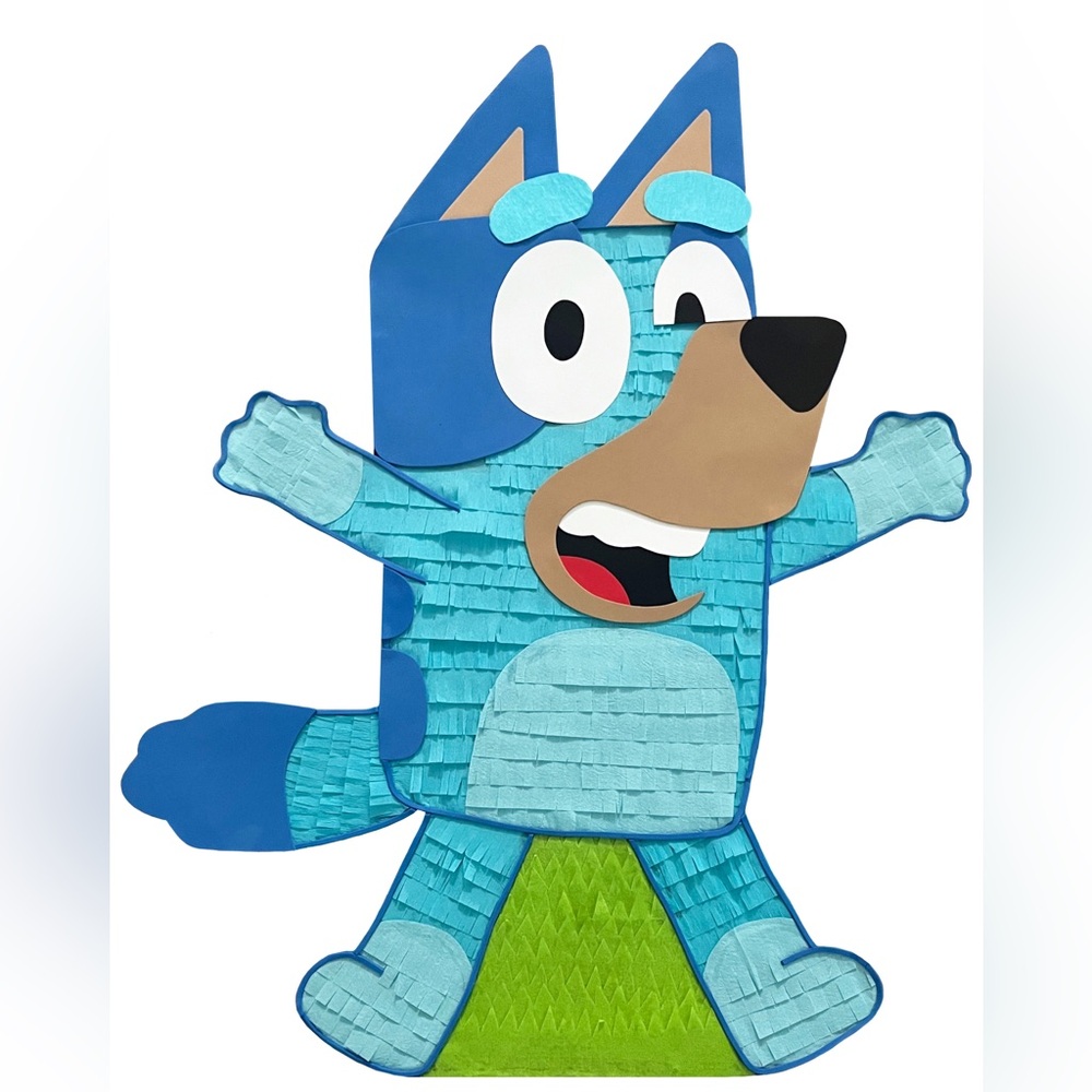 Blue dog Pinata